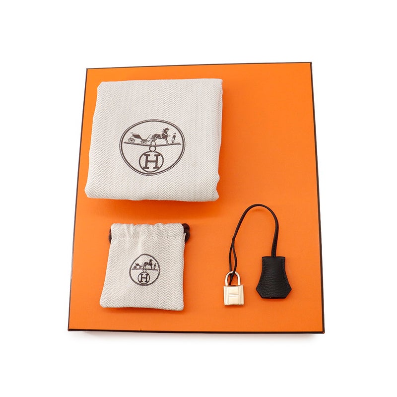 エルメス バーキン25 ブラック/シャンパンゴールド金具 トゴ K刻印 HERMES Birkin ハンドバッグ 黒
