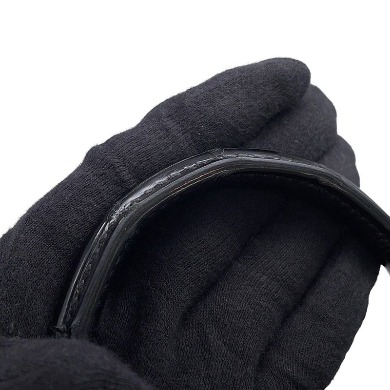 エルメス バーキン30 ブラック/シルバー金具 ニロティカスシャイン □L刻印 HERMES Birkin ハンドバッグ 黒