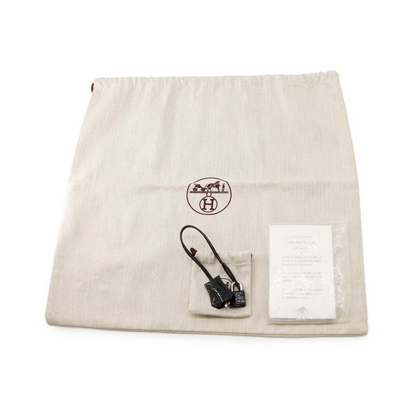 エルメス バーキン30 ブラック/シルバー金具 ニロティカスシャイン □L刻印 HERMES Birkin ハンドバッグ 黒