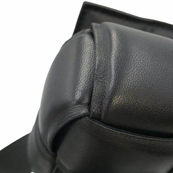 ボッテガヴェネタ ショルダーバッグ イントレチャート キャンディ パデッド カセット ラムスキン 716648 黒