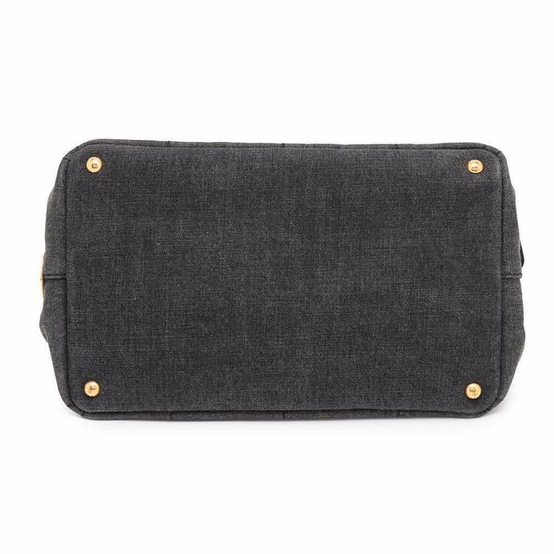 プラダ トートバッグ カナパ CANAPA ミディアム デニム 1BG642 PRADA BAG ハンド ショルダーバッグ