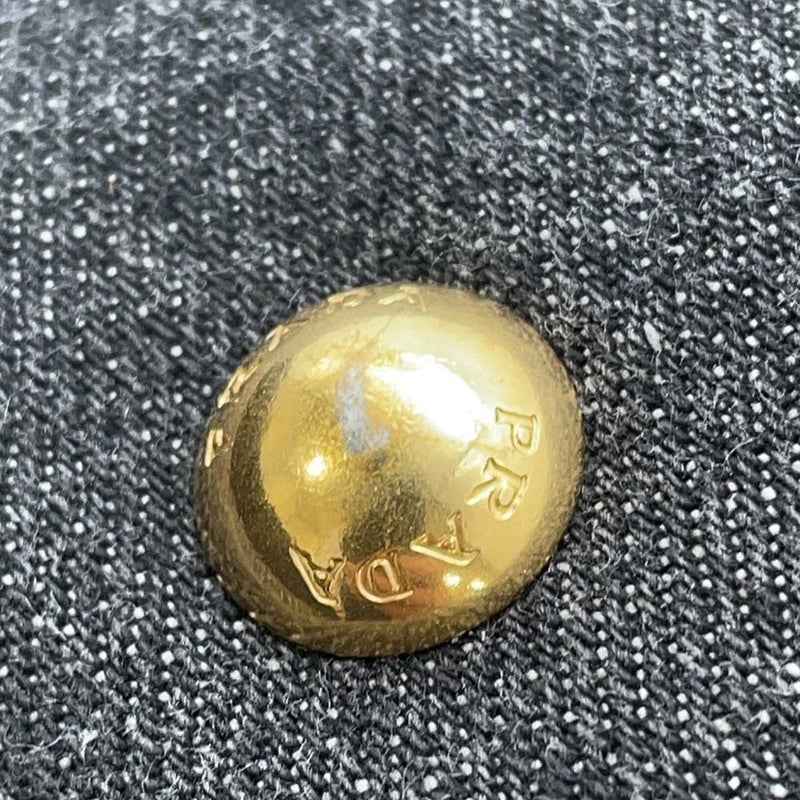 プラダ トートバッグ カナパ CANAPA ミディアム デニム 1BG642 PRADA BAG ハンド ショルダーバッグ