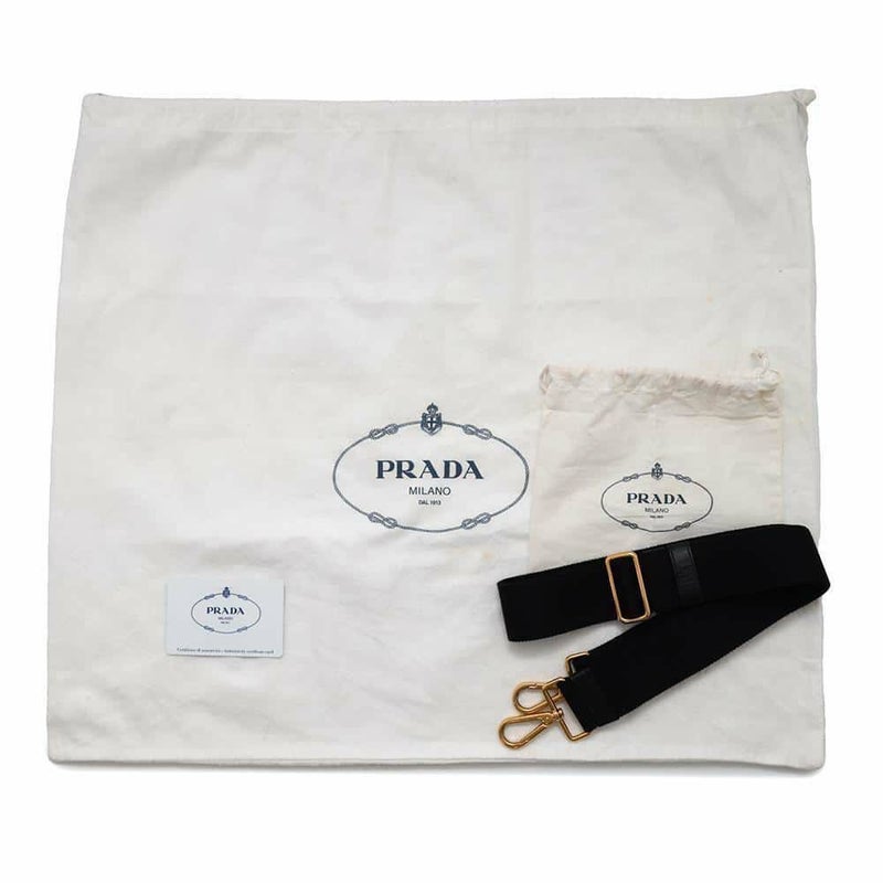 プラダ トートバッグ カナパ CANAPA ミディアム デニム 1BG642 PRADA BAG ハンド ショルダーバッグ