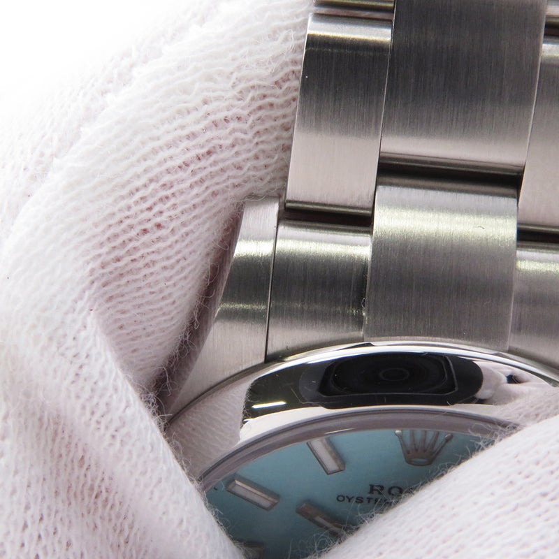 ロレックス オイスターパーペチュアル31 ランダムシリアル ルーレット 277200 ROLEX 腕時計 レディース ターコイズブルー文字盤