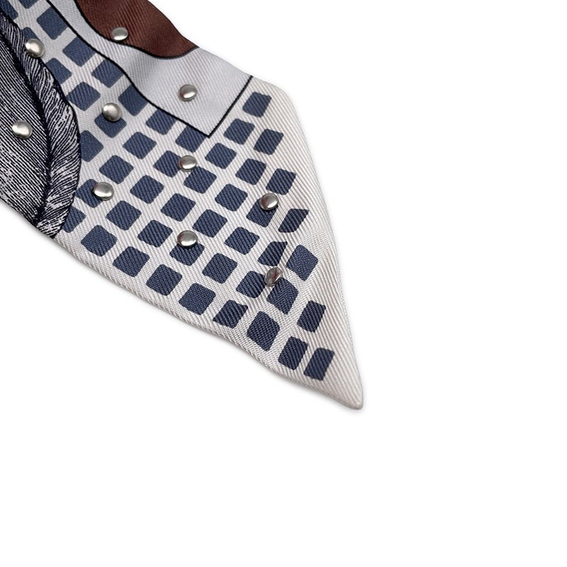 エルメス スカーフ ツイリー クルーテ カヴァリエ・アン・フォルム Cavalier En Formes スタッズ HERMES 2024年秋冬