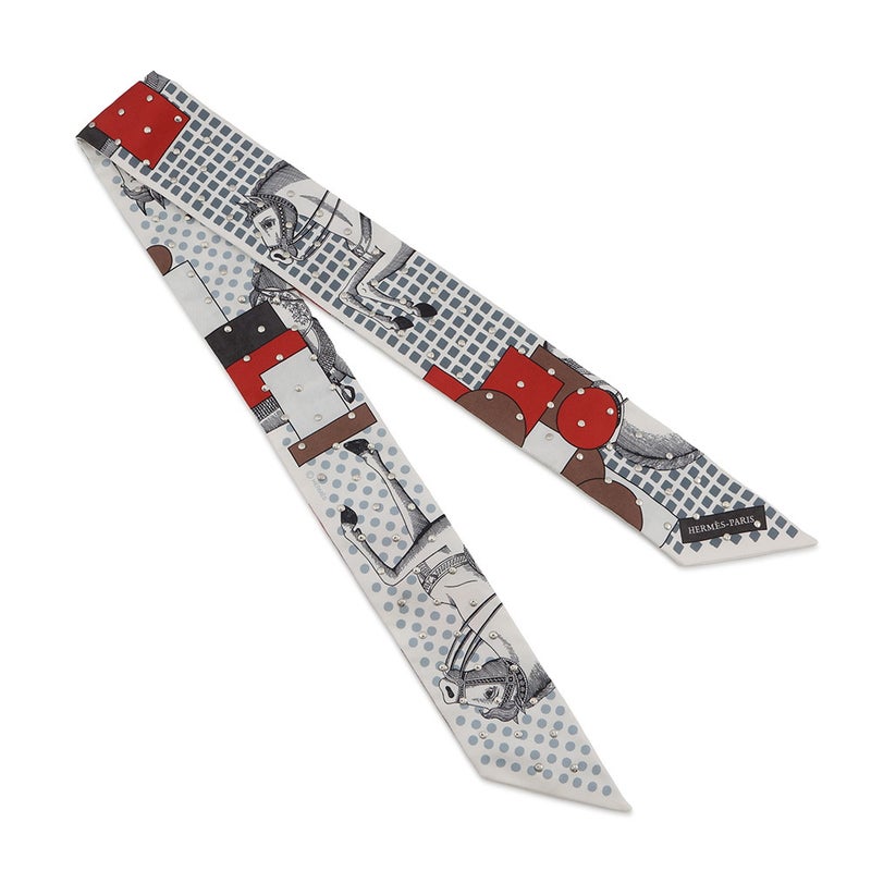 エルメス スカーフ ツイリー クルーテ カヴァリエ・アン・フォルム Cavalier En Formes スタッズ HERMES 2024年秋冬