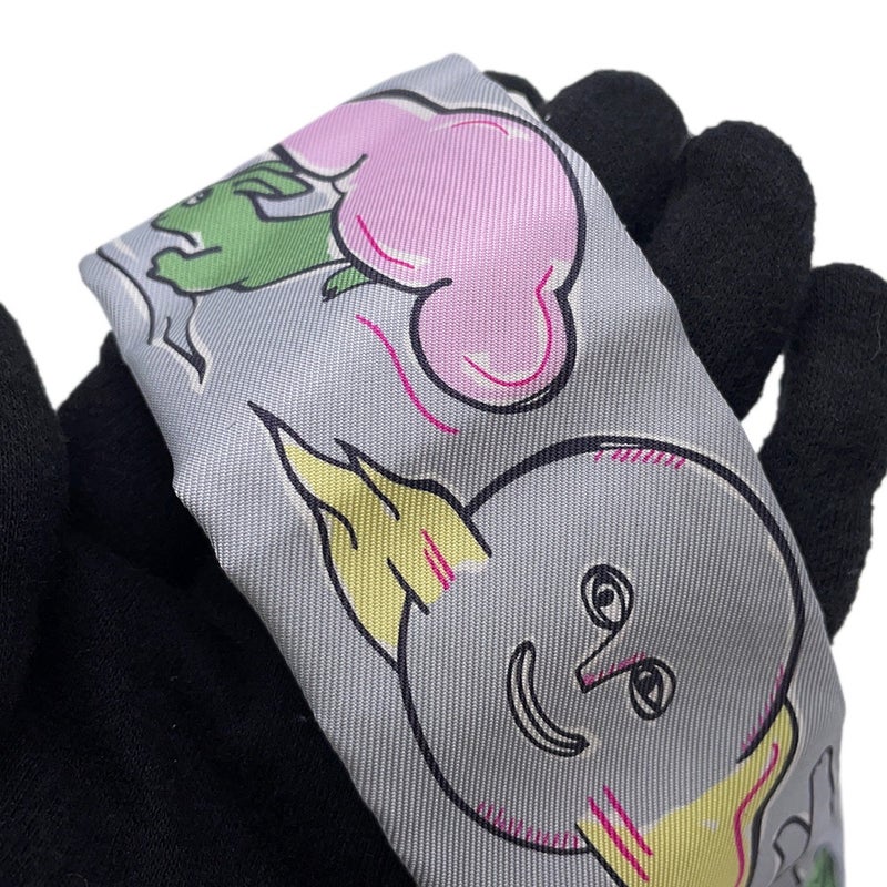 エルメス スカーフ ツイリー 千と一のウサギ Mille et Un Lapins HERMES シルクツイル 2023秋冬