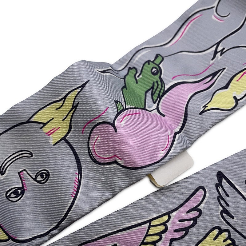 エルメス スカーフ ツイリー 千と一のウサギ Mille et Un Lapins HERMES シルクツイル 2023秋冬