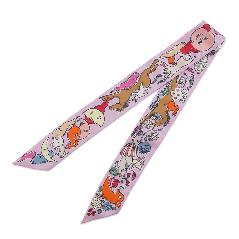 エルメス スカーフ ツイリー 千と一のウサギ Mille et Un Lapins HERMES シルクツイル 2023秋冬