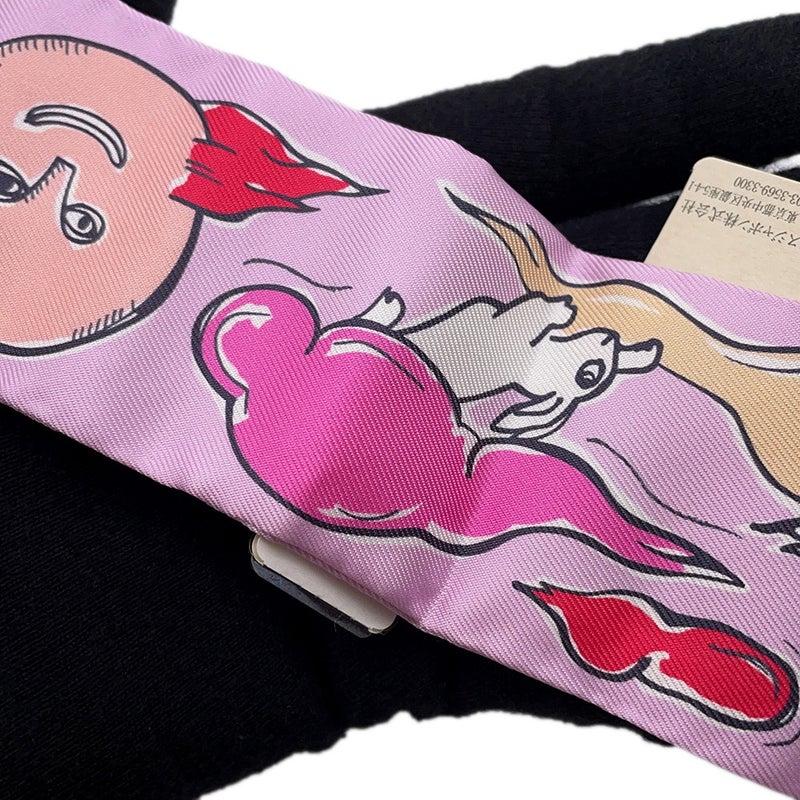 エルメス スカーフ ツイリー 千と一のウサギ Mille et Un Lapins HERMES シルクツイル 2023秋冬