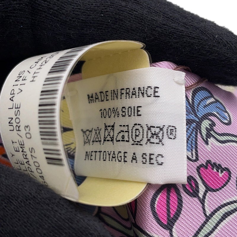 エルメス スカーフ ツイリー 千と一のウサギ Mille et Un Lapins HERMES シルクツイル 2023秋冬