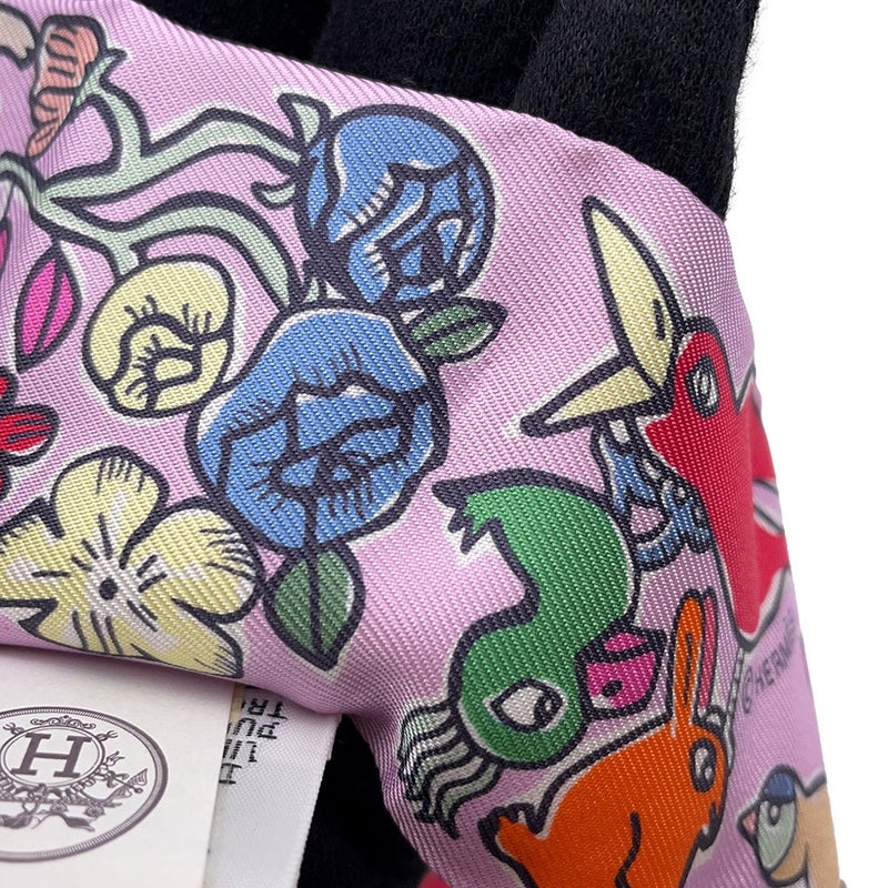 エルメス スカーフ ツイリー 千と一のウサギ Mille et Un Lapins HERMES シルクツイル 2023秋冬