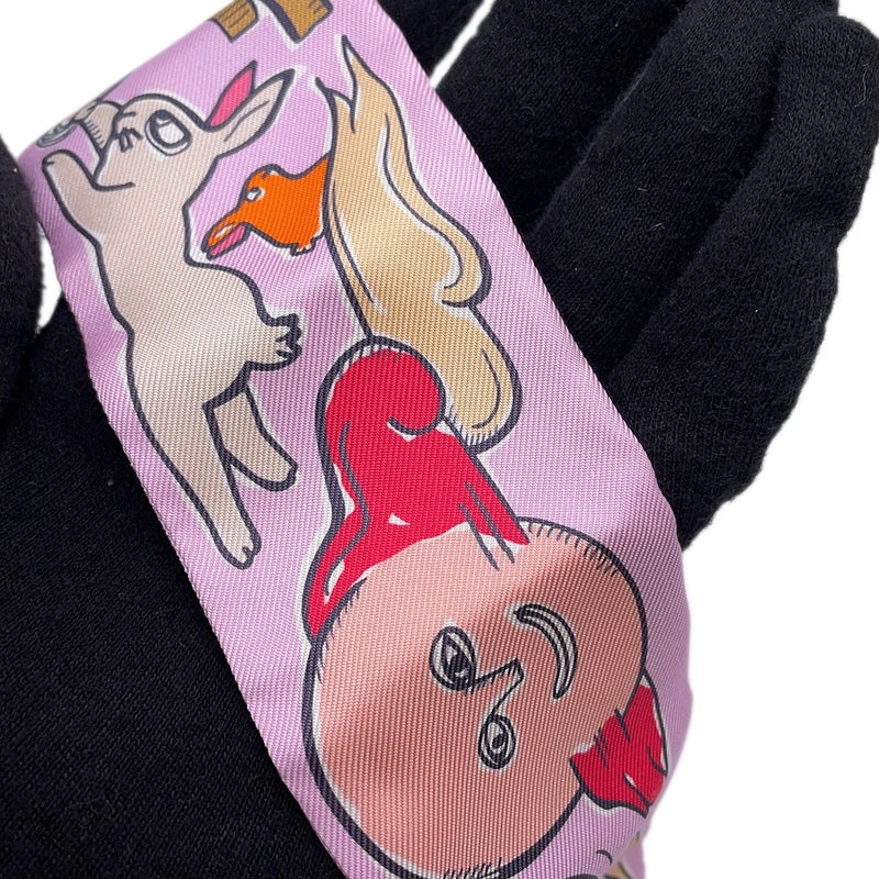 エルメス スカーフ ツイリー 千と一のウサギ Mille et Un Lapins HERMES シルクツイル 2023秋冬