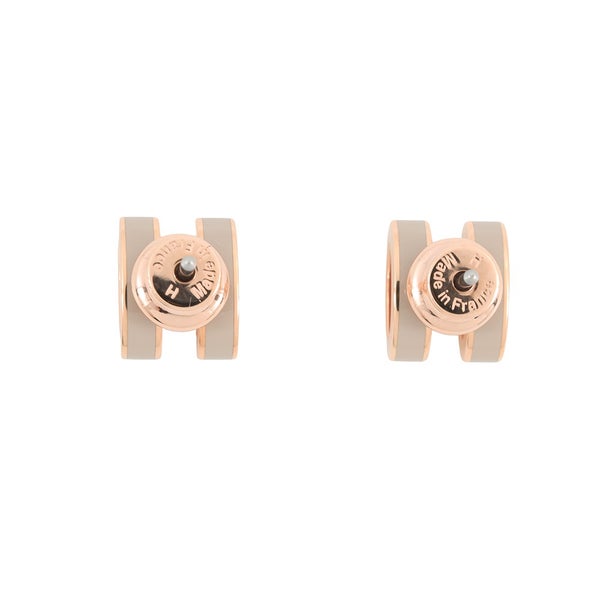 エルメス ピアス ミニ・ポップアッシュ マロングラッセ/ピンクゴールド金具 HERMES アクセサリー