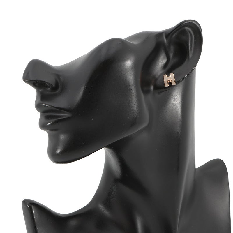 エルメス ピアス ミニ・ポップアッシュ マロングラッセ/ピンクゴールド金具 HERMES アクセサリー