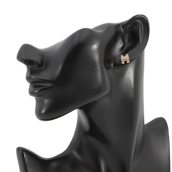 エルメス ピアス ミニ・ポップアッシュ マロングラッセ/ピンクゴールド金具 HERMES アクセサリー