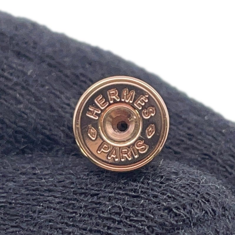 エルメス ピアス ミニ・ポップアッシュ マロングラッセ/ピンクゴールド金具 HERMES アクセサリー