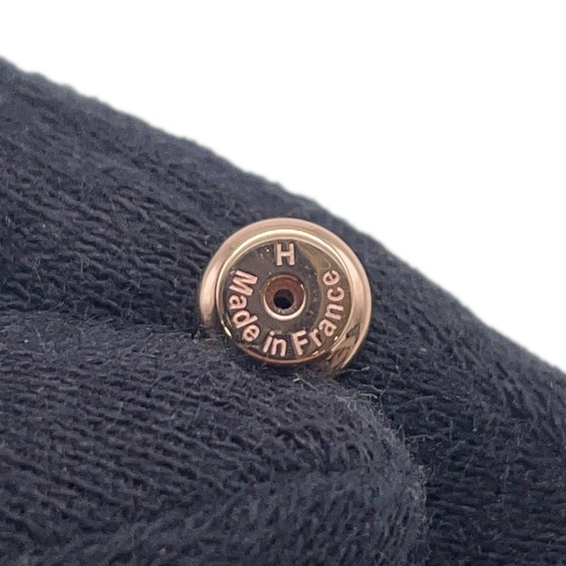 エルメス ピアス ミニ・ポップアッシュ マロングラッセ/ピンクゴールド金具 HERMES アクセサリー