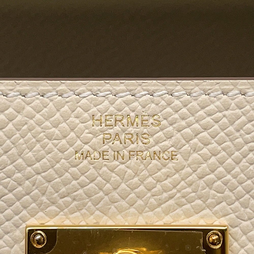 エルメス ケリーウォレット ロング トゥーゴー クレ/ゴールド金具