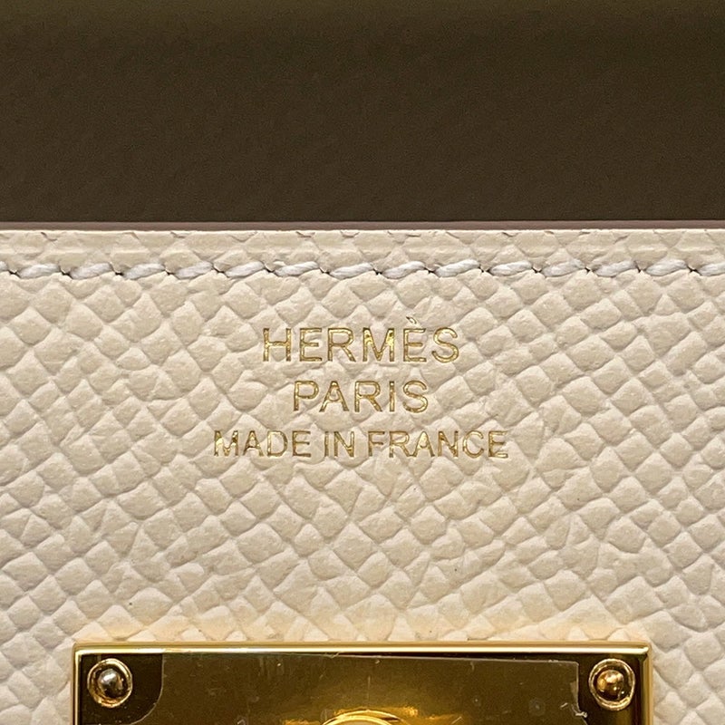 エルメス ケリーウォレット ロング トゥーゴー クレ/ゴールド金具 エプソン K刻印 財布