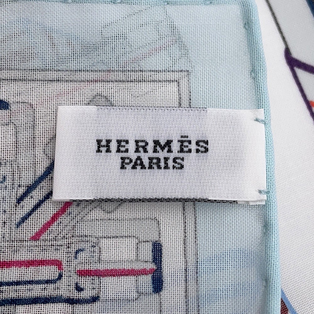 エルメス ハンカチーフ サングル・アン・フィネス コットン HERMES
