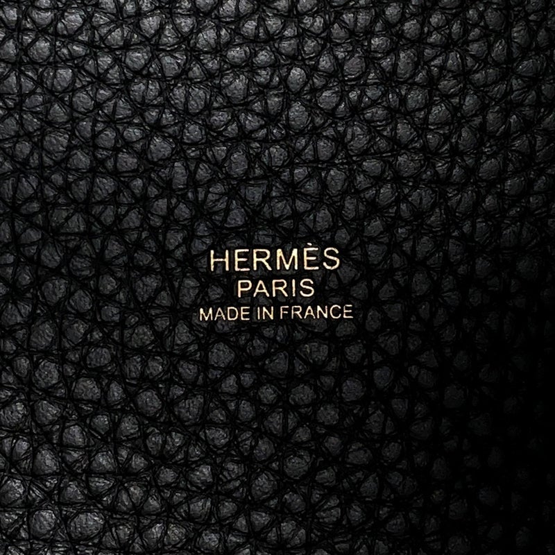 エルメス ハンドバッグ ピコタンロックPM ブラック/ゴールド金具 トリヨンクレマンス W刻印 黒