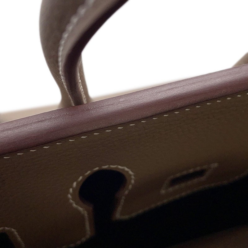 エルメス バーキン25 エトゥープ/ゴールド金具 トゴ Y刻印 HERMES Birkin ハンドバッグ