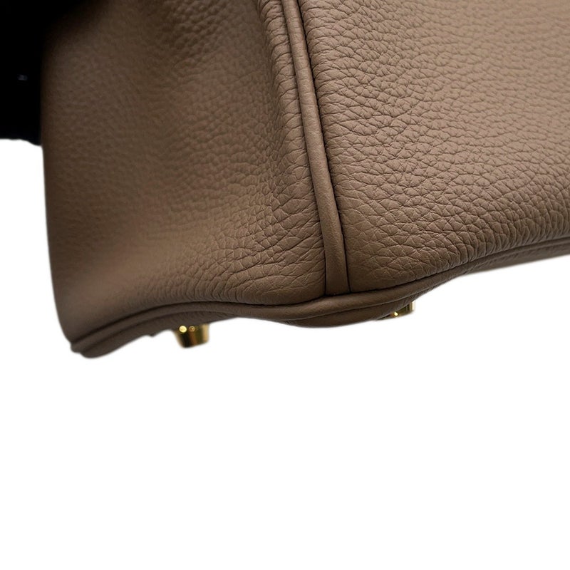 エルメス バーキン25 エトゥープ/ゴールド金具 トゴ Y刻印 HERMES Birkin ハンドバッグ