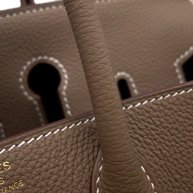 エルメス バーキン25 エトゥープ/ゴールド金具 トゴ Y刻印 HERMES Birkin ハンドバッグ