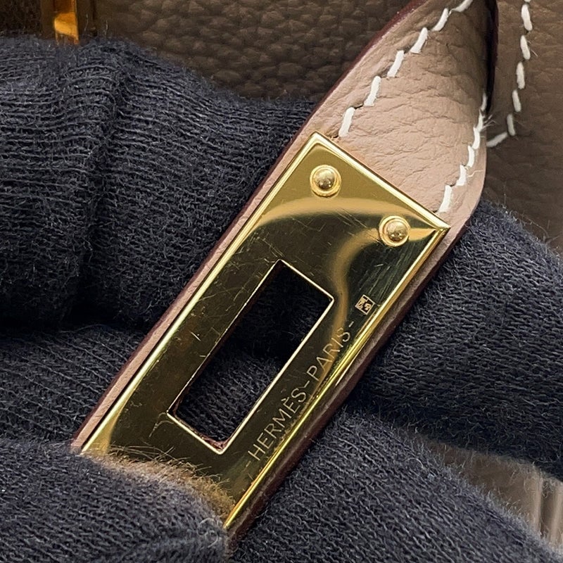 エルメス バーキン25 エトゥープ/ゴールド金具 トゴ Y刻印 HERMES Birkin ハンドバッグ