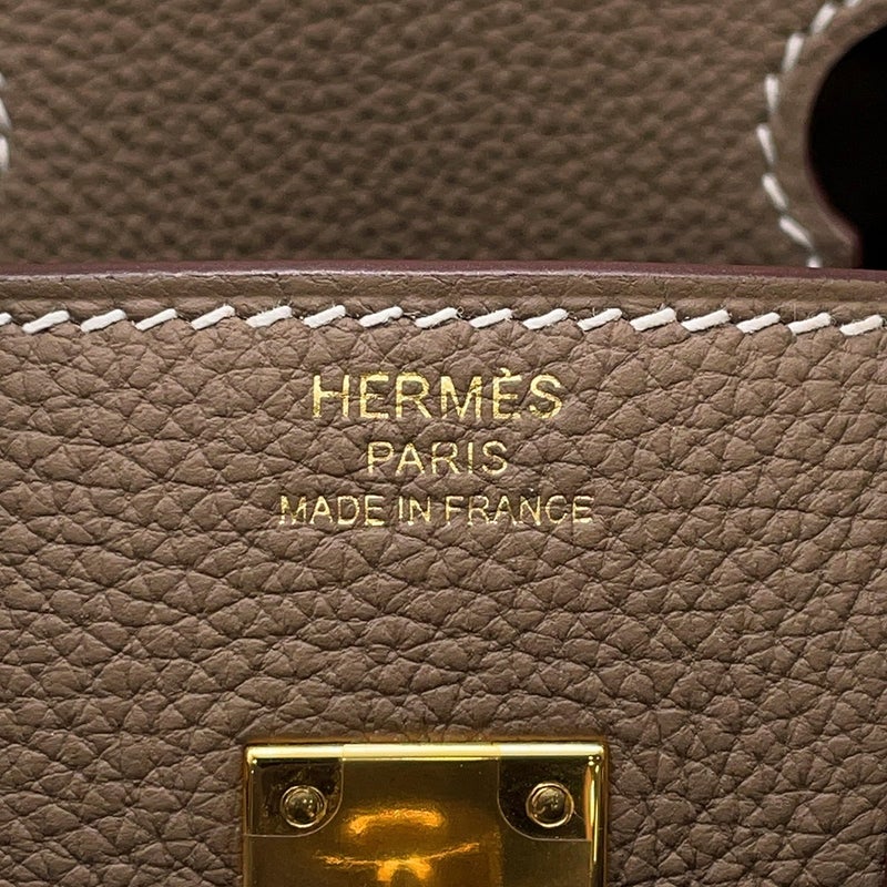 エルメス バーキン25 エトゥープ/ゴールド金具 トゴ Y刻印 HERMES Birkin ハンドバッグ