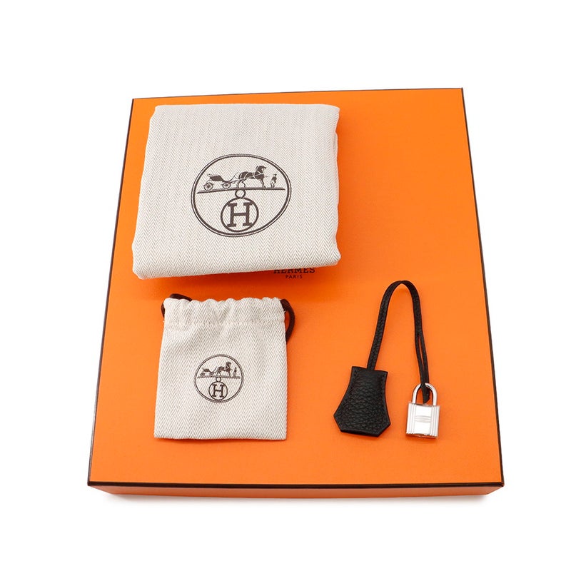 エルメス バーキン25 ブラック/シルバー金具 トゴ G刻印 HERMES Birkin ハンドバッグ 黒