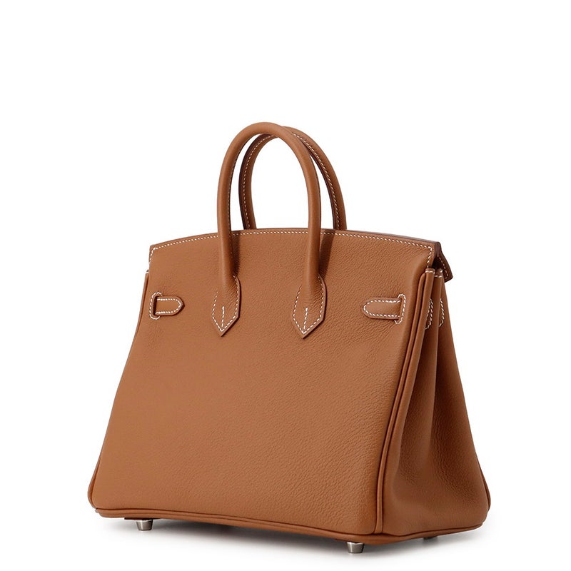 エルメス バーキン25 ゴールド/シルバー金具 トゴ G刻印 HERMES Birkin ハンドバッグ
