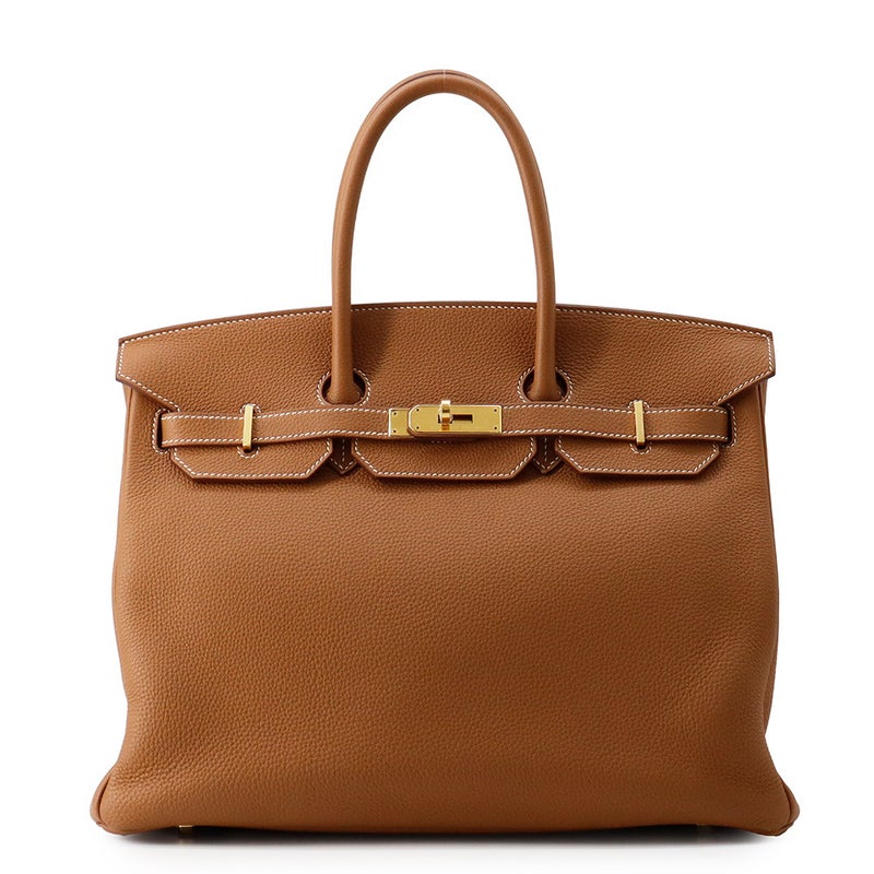 エルメス バーキン35 ゴールド/ゴールド金具 トゴ Y刻印 HERMES Birkin ハンドバッグ
