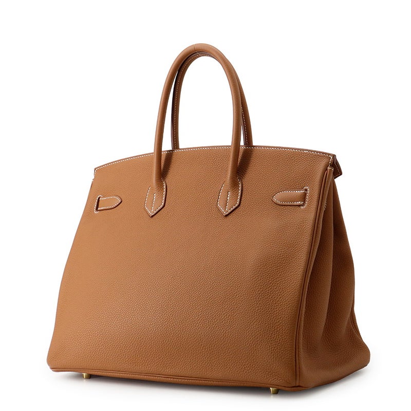 エルメス バーキン35 ゴールド/ゴールド金具 トゴ Y刻印 HERMES Birkin ハンドバッグ