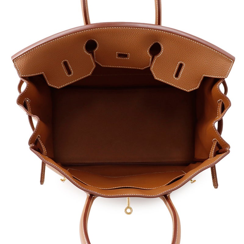 エルメス バーキン35 ゴールド/ゴールド金具 トゴ Y刻印 HERMES Birkin ハンドバッグ