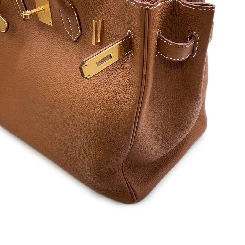 エルメス バーキン35 ゴールド/ゴールド金具 トゴ Y刻印 HERMES Birkin ハンドバッグ