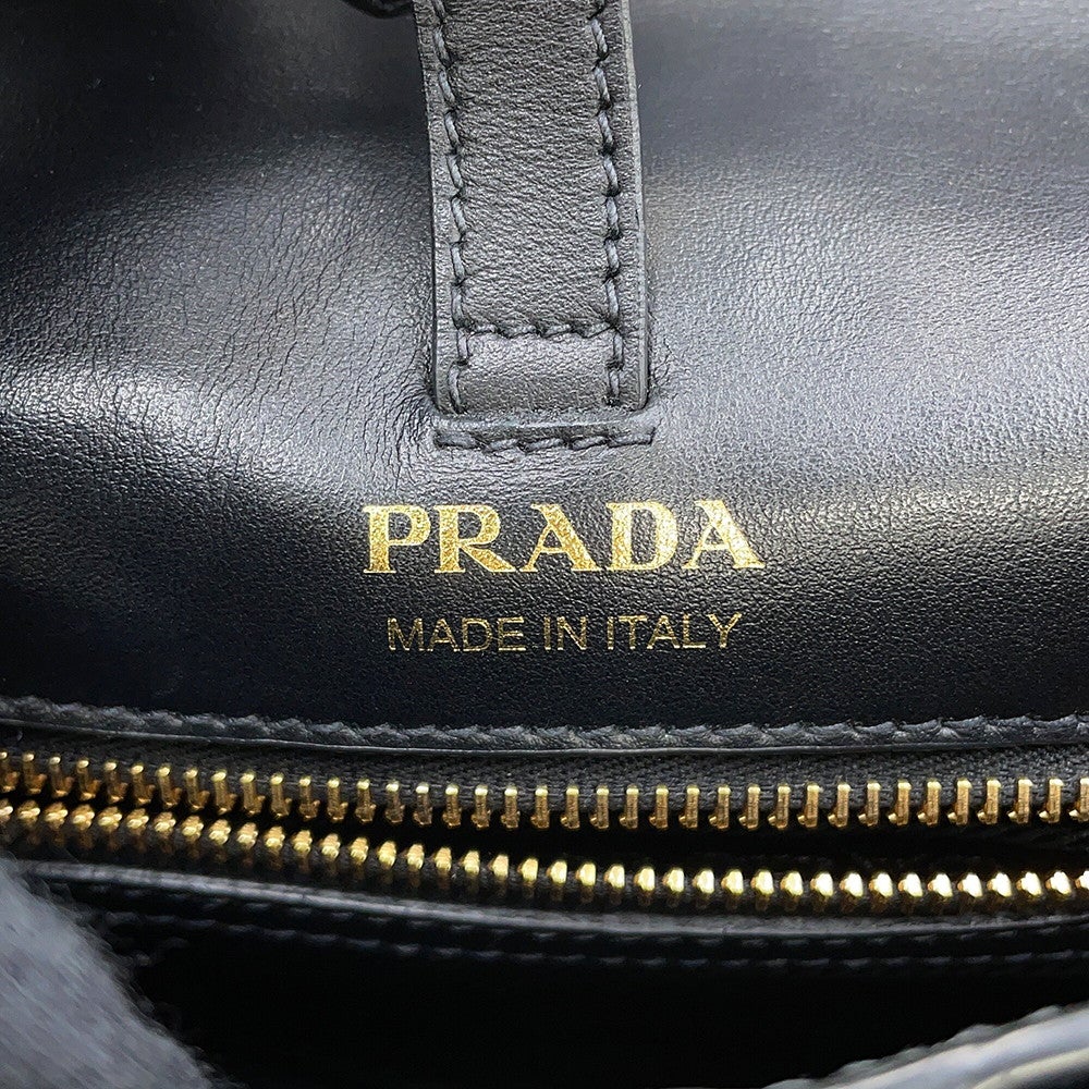 プラダ ショルダーバッグ コルセール レザー 1BD080 PRADA 黒 2way PRADA - プラダ ショルダーバッグ コルセール レザー 1BD080 PRADA 黒