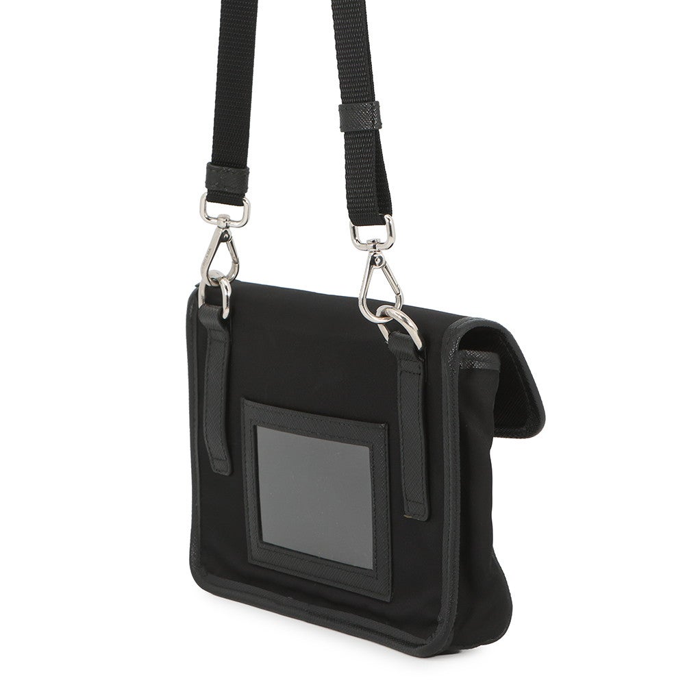 プラダ フォンホルダー Re-Nylon xサフィアーノ スマートフォンケース