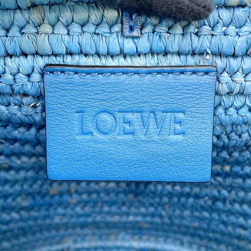 ロエベ ハンドバッグ エレファント バスケットバッグ スモール ラフィア A223T37X08 LOEWE かごバッグ ゾウ