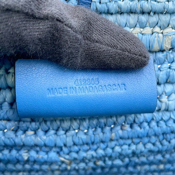 ロエベ ハンドバッグ エレファント バスケットバッグ スモール ラフィア A223T37X08 LOEWE かごバッグ ゾウ