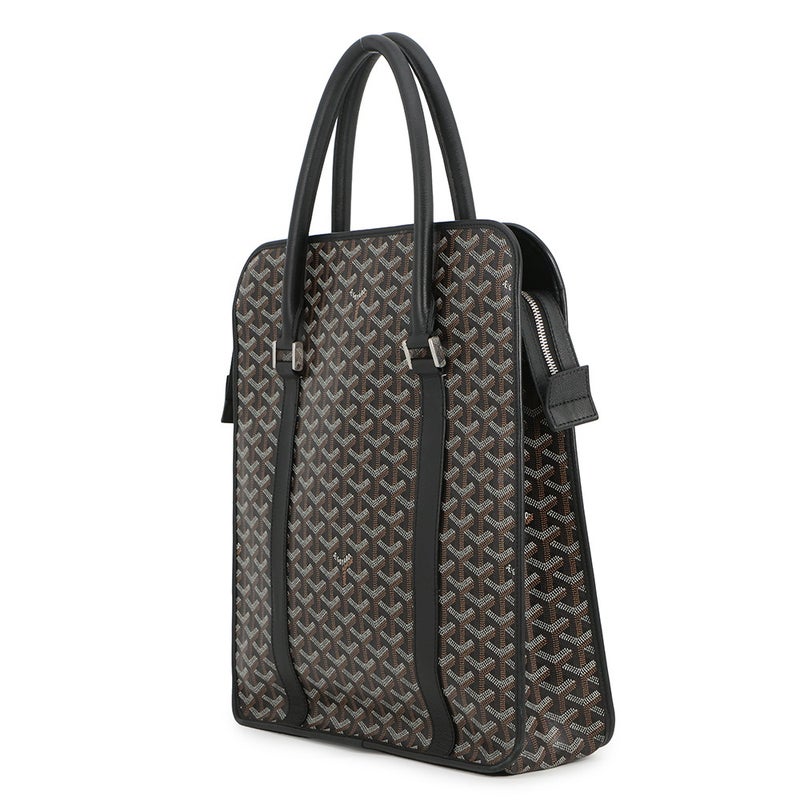 ゴヤール トートバッグ ブルゴーニュ PVC レザー BOURGOMMLTY01CL01P GOYARD 黒