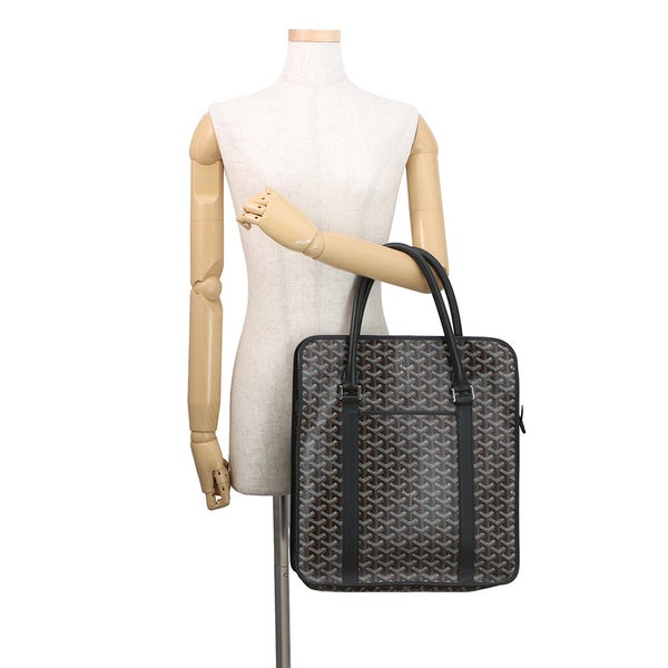 ゴヤール トートバッグ ブルゴーニュ PVC レザー BOURGOMMLTY01CL01P GOYARD 黒