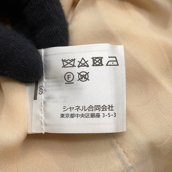 シャネル ジャケット ノーカラー ツイード ココボタン レディースサイズ34 P71173 CHANEL アウター