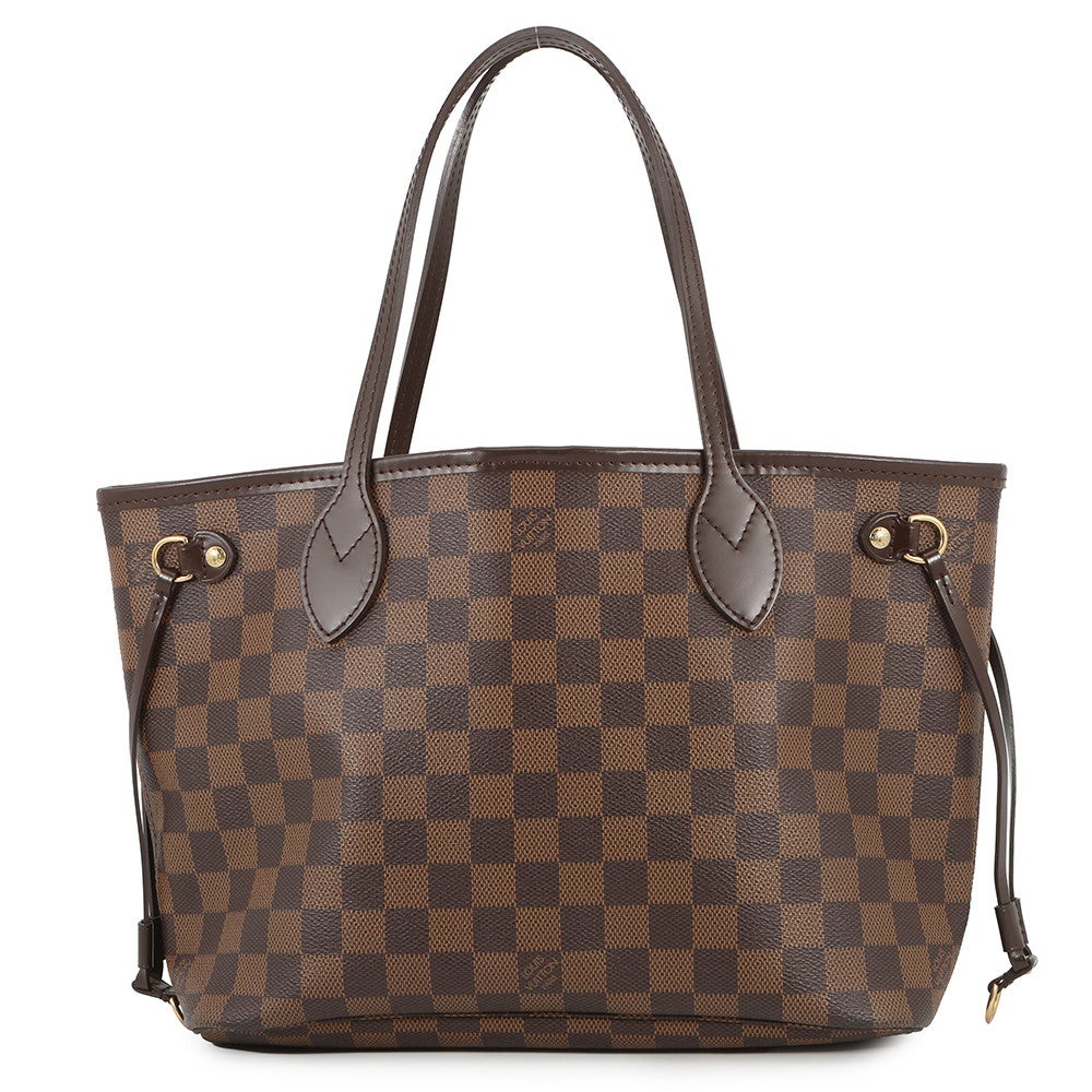 LOUIS VUITTON ダミエ柄 ビジネストートバッグ ルイヴィトン トートバッグ ダミエ・エベヌ ネヴァーフル PM N51109