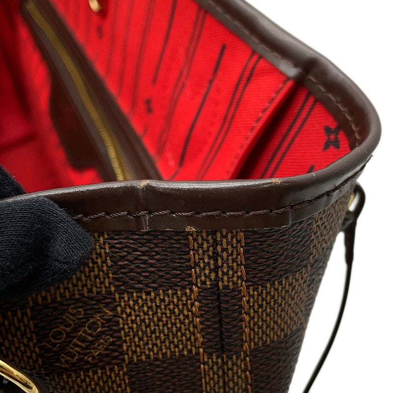 ルイヴィトン トートバッグ ダミエ・エベヌ ネヴァーフル PM N51109 LOUIS VUITTON ヴィトン バッグ
