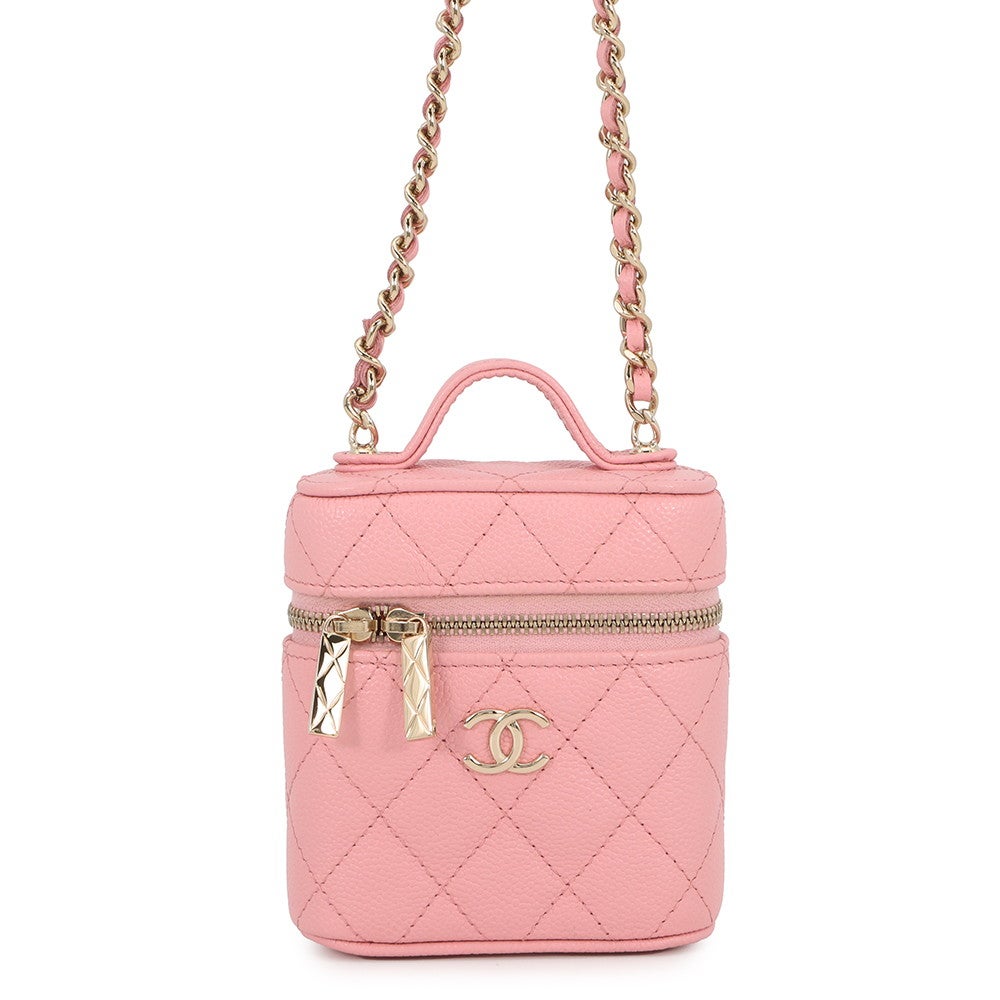 シャネル チェーンショルダーバッグ ココマーク マトラッセ トップハンドル バニティ CHANEL シャネル チェーンショルダーバッグ マトラッセ ココマーク チェーン