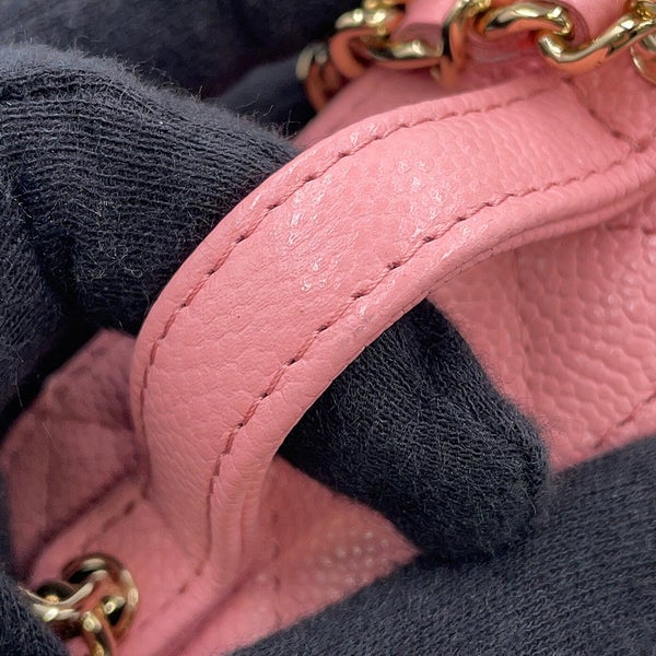 シャネル チェーンショルダーバッグ マトラッセ ココマーク ヴァニティケース スモール キャビアスキン AP2503 CHANEL