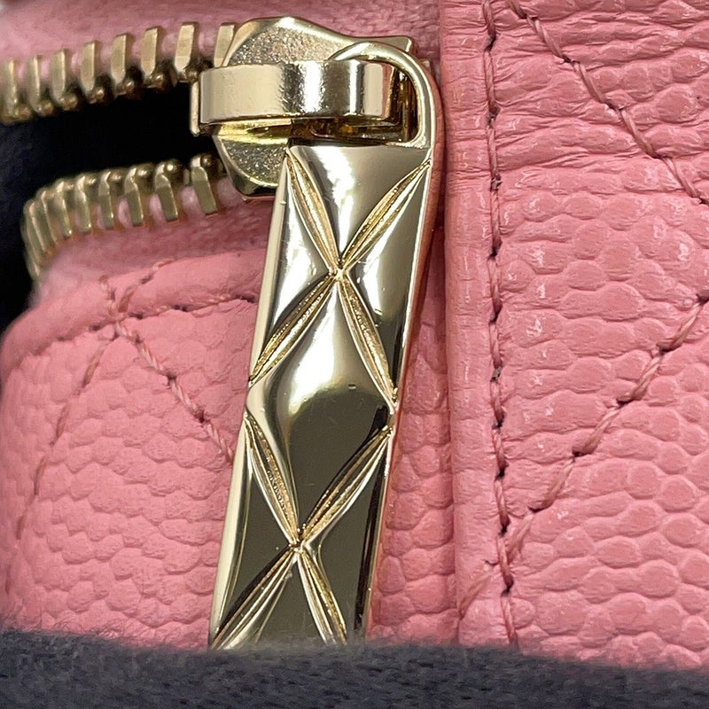 シャネル チェーンショルダーバッグ マトラッセ ココマーク ヴァニティケース スモール キャビアスキン AP2503 CHANEL