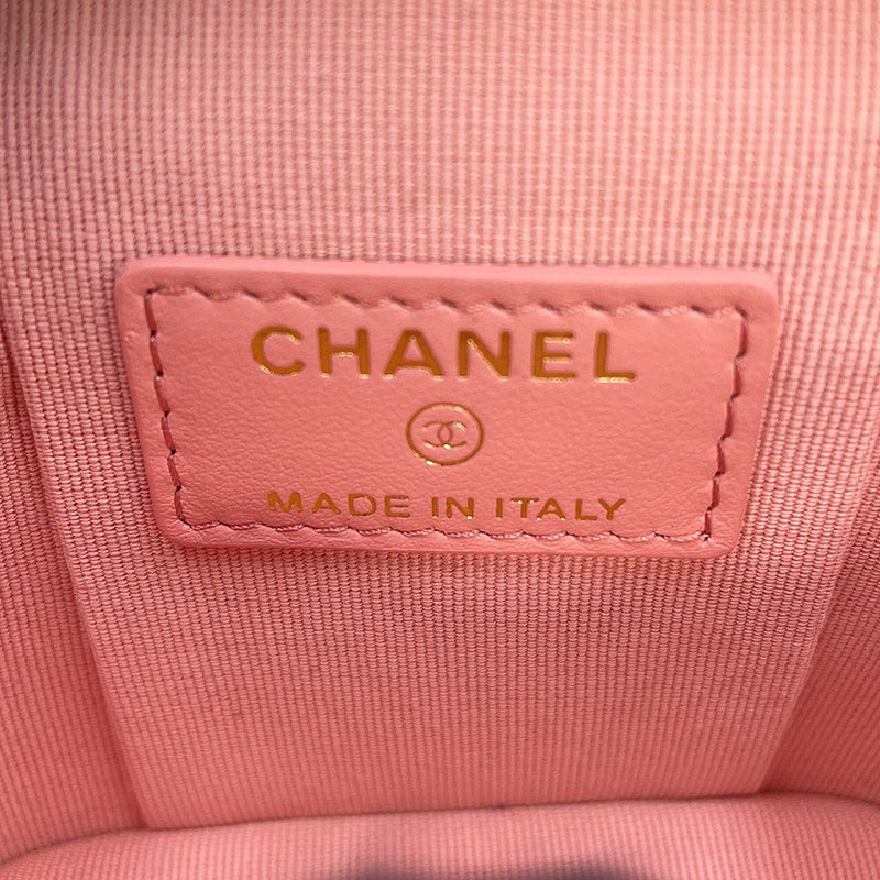 シャネル チェーンショルダーバッグ マトラッセ ココマーク ヴァニティケース スモール キャビアスキン AP2503 CHANEL